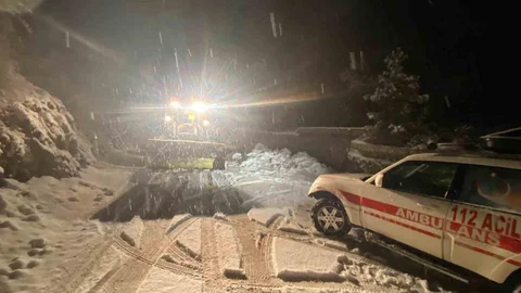 Sason'da Karla Mücadele Devam Ediyor