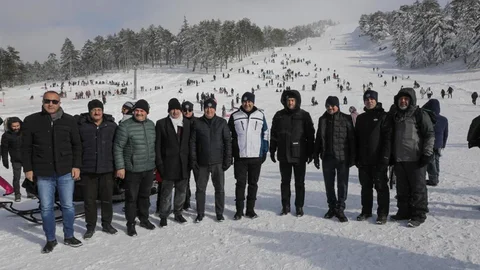 Kütahya'da Murat Dağı'nda Kış Festivali Coşkusu