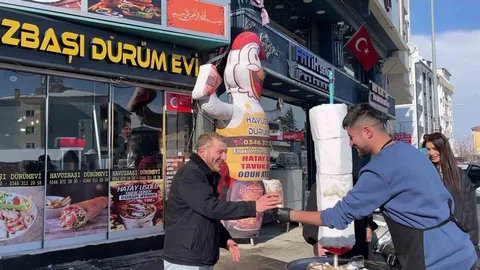 Sivas'ta Kardan Döner Yapılıyor