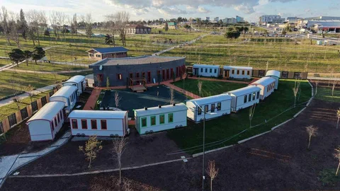 Gebze'deki Lokomotif Çocuk Köyü Tamamlandı