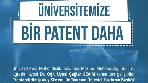 Niğde'de Patent Tescili Gerçekleşti