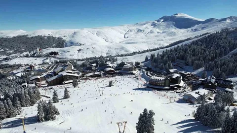 Uludağ'da Kayak Sezonu Yoğunlaştı