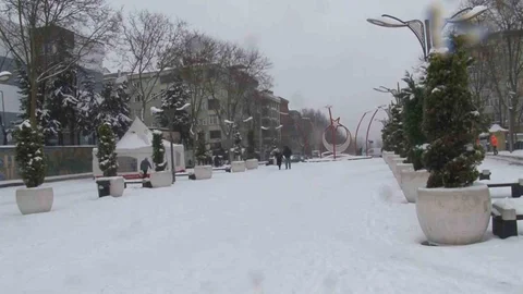 Sultangazi'de Kar Keyfi