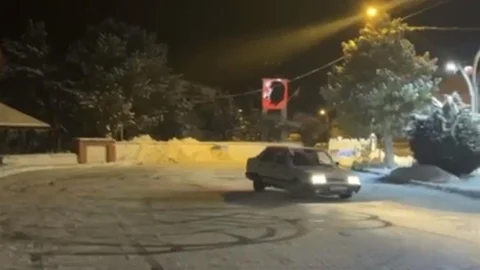 Yozgat'ta Drift Yapan Sürücüye Ceza Kesildi