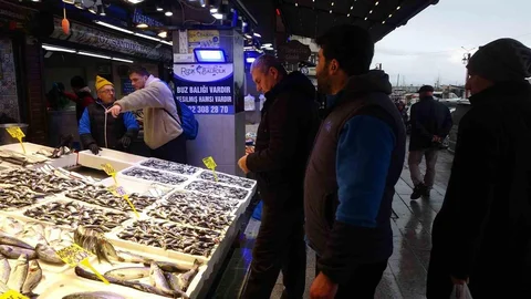 Soğuk Hava Balık Fiyatlarını Etkiledi