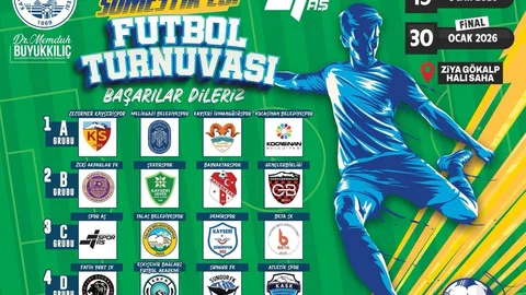 Kayseri'de U11 Futbol Turnuvası Başlıyor