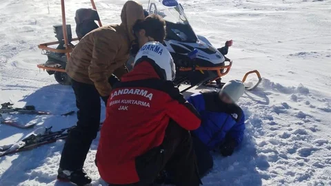 Uludağ'da Mahsur Kalanlara Kurtarma Operasyonu