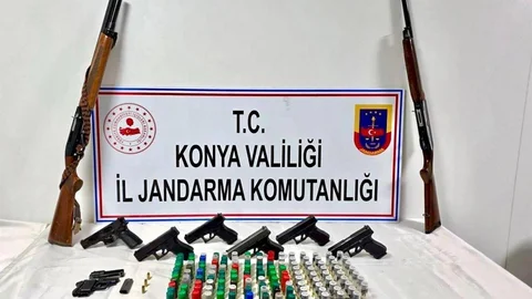 Konya’da Silah Operasyonu Gerçekleşti