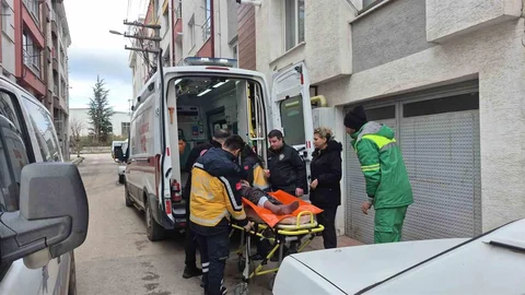 Eskişehir'de Düşen Kadın Kurtarıldı