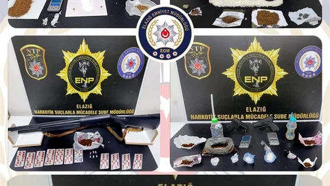 Elazığ'da Uyuşturucu Operasyonu