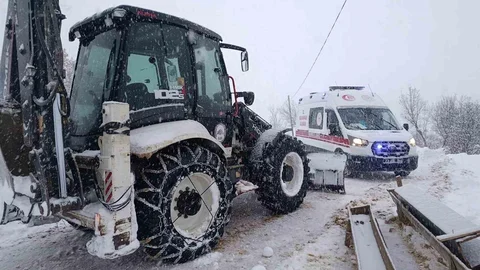 Elazığ'da Ambulans Kurtarma Operasyonu