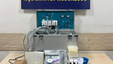 Muş’ta Ruhsatsız Dişçi Yakalandı