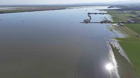 Hatay’da Tarım Arazileri Su Altında Kaldı