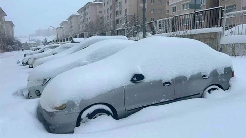 Van'da Yoğun Kar Yağışı Hayatı Olumsuz Etkiledi
