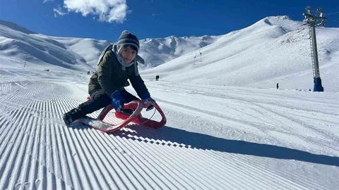 Abalı Kayak Merkezi'nde Yarıyıl Şenliği