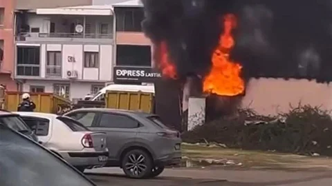 Bursa'da Trafo Yangını Paniğe Neden Oldu