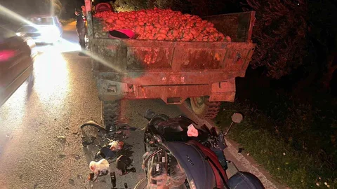 İzmir'de Motosiklet Kazası