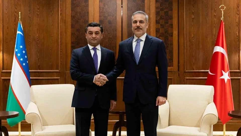 Hakan Fidan, Özbek Bakan ile Görüştü