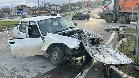 Samsun'da Tofaş Kazası: 2 Yaralı