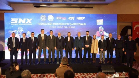 Rize'de Dünya Kar Motosikleti Şampiyonası Düzenlenecek