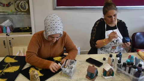 Şahinbey'de Kadınlardan Üretim Faaliyeti
