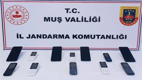 Muş'ta Kaçak Cep Telefonu Operasyonu
