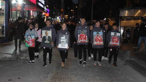 Samsunspor'dan Anma Yürüyüşü