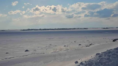 Bitlis'te Arin Gölü Dondu