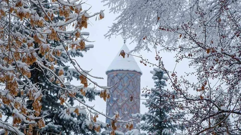 Erzurum'da Buzlanma ve Don Uyarısı