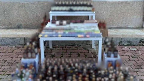 Antalya'da Kaçak Alkol Operasyonu