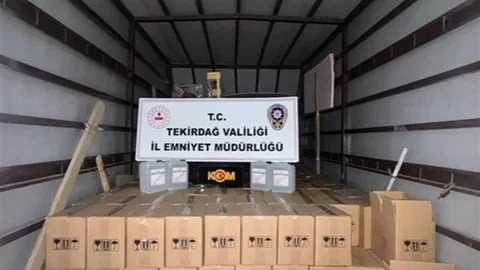 Tekirdağ'da Kaçak Ürün Operasyonu