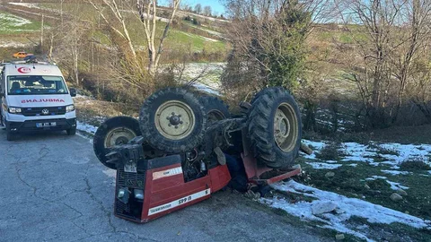 Samsun'da Traktör Kazası Sonucu 1 Kişi Hayatını Kaybetti