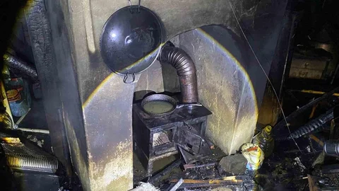 Isparta'da Bacadan Yangın Çıktı