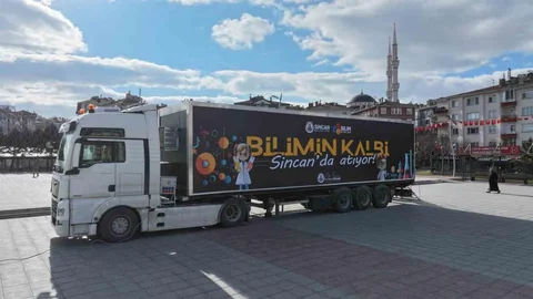 Bilim Tırı Sincan’da Çocuklarla Buluşuyor