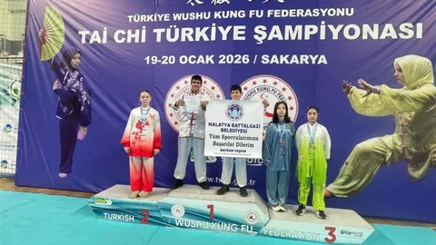 Battalgazi'de Wushu Sporcularından 5 Madalya