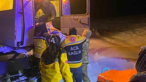 Kars’ta Mehmetçik Hastaya Ulaşarak Hayat Kurtardı