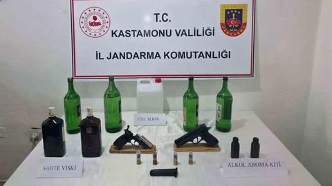 Kastamonu'da Sahte İçi Operasyonu Yapıldı
