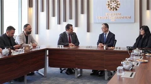 Çin Büyükelçisi Erzurum'da ETÜ'ye Ziyaret Gerçekleştirdi