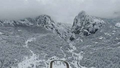 Ersizlerdere Tabiat Parkı'nda Kar Manzarası