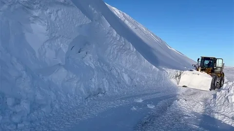 Erzurum'da Karla Mücadele Çalışmaları