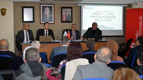 Denizli'de Esnafa Vergi Bilgilendirmesi