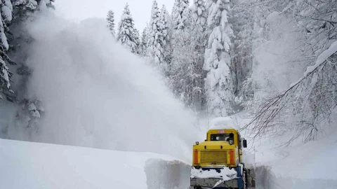 Kastamonu'da Kar Nedeniyle 102 Köye Ulaşım Sağlanamıyor