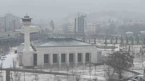 Gaziantep'te Yoğun Kar Yağışı Başladı