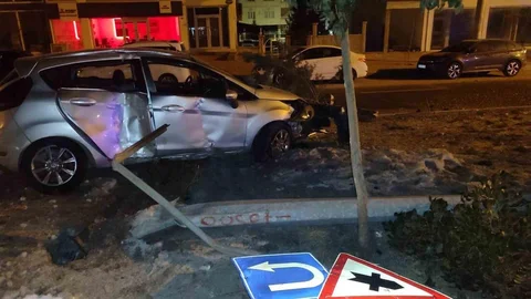 Mardin'de Refüje Çarpan Araç Kazası