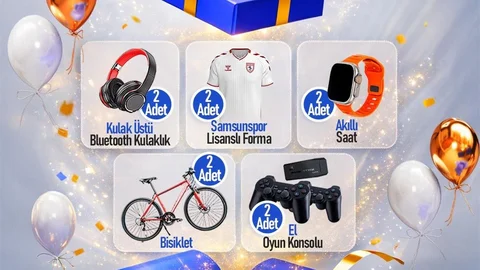 Canik'te Karne Hediyesi Çekilişi Devam Ediyor