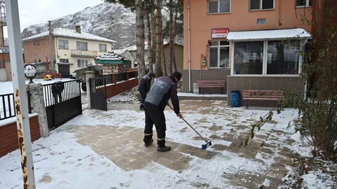 İnönü'de Kış Tedbirleri Alınıyor
