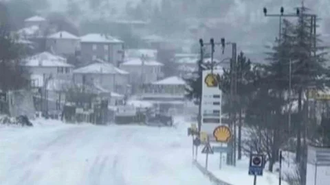 Mersin'de Sertavul Geçidi'nde Ulaşım Kontrollü