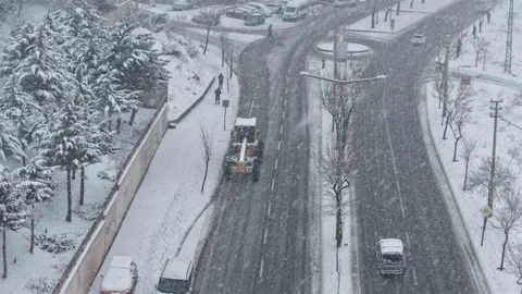 Kahramanmaraş'ta Kar Yağışı Sonrası Müdahale