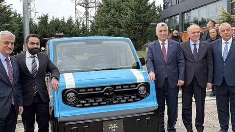 Düzce'de Yerli Elektrikli Araç Tanıtıldı