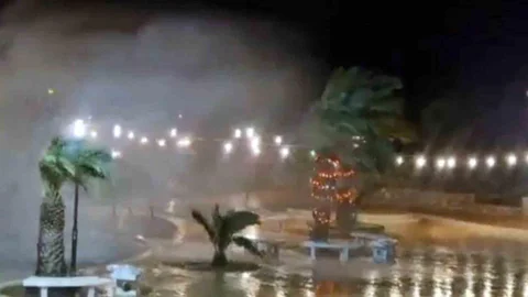 Datça'da Fırtına Etkisini Gösterdi